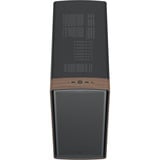 Fractal Design Summit boîtier midi tower Noir/bois | 2x USB-A | 1x USB-C