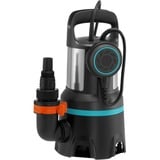 GARDENA Pompe à eau sale 16000, Pompe submersible et pression Noir/en acier inoxydable, 450 Watt