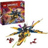 LEGO Ninjago - L'avion superstorm de Ras et Arin, Jouets de construction 71833