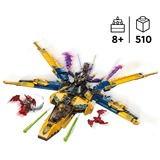 LEGO Ninjago - L'avion superstorm de Ras et Arin, Jouets de construction 71833