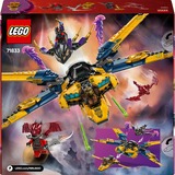 LEGO Ninjago - L'avion superstorm de Ras et Arin, Jouets de construction 71833