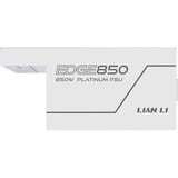 Lian Li Edge 850W White alimentation  Blanc, 3x PCIe, gestion des câbles, 4x USB