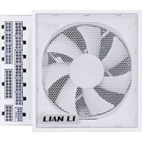 Lian Li Edge 850W White alimentation  Blanc, 3x PCIe, gestion des câbles, 4x USB