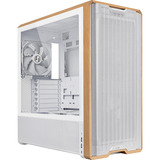 Lian Li LANCOOL 217 boîtier midi tower Blanc/bois | 2x USB-A | 1x USB-C | Window