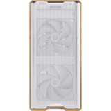 Lian Li LANCOOL 217 boîtier midi tower Blanc/bois | 2x USB-A | 1x USB-C | Window