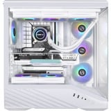 Lian Li Vector V100 boîtier midi tower Blanc | 2x USB-A | 1x USB-C | RGB | Verre Trempé