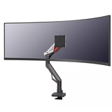 Neomounts ACE gaming DS70-256RD1 Bras de moniteur gaming, Support de moniteur Rouge/Noir, Ressort à gaz, Topfix, butée à 180°