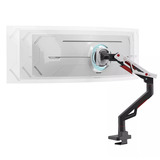 Neomounts ACE gaming DS70-256RD1 Bras de moniteur gaming, Support de moniteur Rouge/Noir, Ressort à gaz, Topfix, butée à 180°