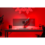 Neomounts ACE gaming DS70-256RD1 Bras de moniteur gaming, Support de moniteur Rouge/Noir, Ressort à gaz, Topfix, butée à 180°