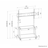 Neomounts Support de sol NS-M4000, Système de support Noir