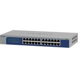 Netgear GS524 24 ports Gigabit Ethernet non administrables, Switch Gris/Bleu