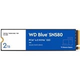 WD Blue SN580, 2 To SSD Bleu/Blanc, WDS200T3B0E, M.2 2280, PCIe Gen4 x4