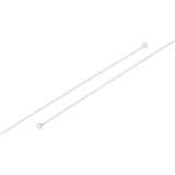 goobay Collier de serrage 400 x 7,5 mm, Serre-câble Transparent, 100 pièces