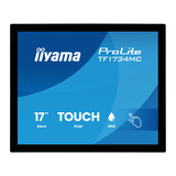 iiyama ProLite TF1734MC-B8X, Affichage public Noir, VGA, HDMI, DisplayPort, Touch