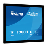 iiyama ProLite TF1734MC-B8X, Affichage public Noir, VGA, HDMI, DisplayPort, Touch