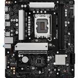 ASRock B860M-X carte mère socket 1851 Noir/Argent, RAID, 2.5 Gb-LAN, Sound, µATX