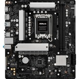 ASRock B860M-X carte mère socket 1851 Noir/Argent, RAID, 2.5 Gb-LAN, Sound, µATX