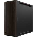 ASUS PROART PA602 WALNUT WOOD TG PWM MODERN BLACK boîtier big tower Marron/bois | 4x USB-A | 1x USB-C | Verre Trempé