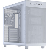 ASUS Prime AP303 - Tempered Glass Panel boîtier midi tower Blanc | 2x USB-A | 1x USB-C | Window