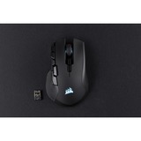 Corsair IRONCLAW RGB WIRELESS, Souris gaming Noir, 100 - 18,000 DPI, Bluetooth 4.2 + LE, LED RGB