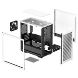 DeepCool CH370 boîtier midi tower Blanc | 2x USB-A | Verre Trempé