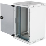 Digitus Enceinte murale combinée 254 mm (10") et 482,6 (19") mm, Armoire informatique Gris clair