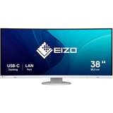 EIZO EV3895-WT 37.5" Moniteur incurvé Blanc, 1x DisplayPort, 2x HDMI, 1x USB-C, 4x USB-A, 1x RJ-45