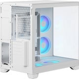 Fractal Design Fractal Design Pop 2 Vision RGB boîtier midi tower Blanc | 1x USB-A | 1x USB-C | RGB | Verre Trempé