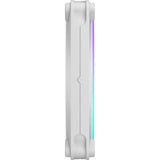 Fractal Design Momentum 14 RGB White, Ventilateur de boîtier Blanc, Connecteur PWM à 4 broches, ARGB Gen 2 (20 LED)