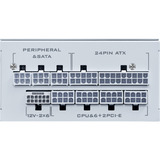 Lian Li SP Platinum alimentation  modulaire 1000 watt Blanc, 1x 12V-2x6, 2x PCIe, 2x PCIe, gestion des câbles