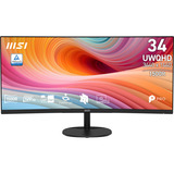 MSI  34" Moniteur LED Noir