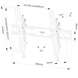 Neomounts Select WL35S-850BL16, Montage Noir