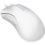 Razer DeathAdder Essential, Souris gaming Blanc, Droitier, Optique, USB Type-A, 6400 DPI, Blanc