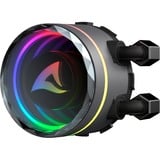 Sharkoon S80 RGB, Watercooling Noir, Connecteur de ventilateur PWM à 4 broches