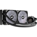 Sharkoon S80 RGB, Watercooling Noir, Connecteur de ventilateur PWM à 4 broches