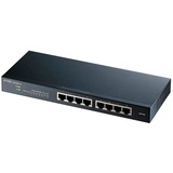 Zyxel GS1900-8 Géré L2 Gigabit Ethernet (10/100/1000) Noir, Switch Géré, L2, Gigabit Ethernet (10/100/1000), Full duplex, Grille de montage