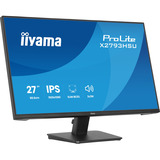 iiyama ProLite X2793HSU-B1 27" Moniteur Noir (Mat), 1x DisplayPort, 1x HDMI, 2x USB-A, 120 Hz