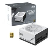 ASUS Prime Gold alimentation  modulaire 750 watt Blanc, 1x 12V-2x6, 3x PCIe, 750 W, 100 - 240 V, Actif, 110 W, 744 W, 110 W