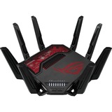 ASUS ROG GT-BE19000, Routeur Wi-Fi 7 (802.11be), Tri-bande (2,4 GHz / 5 GHz / 6 GHz), Ethernet/LAN, Noir, Rouge, Routeur