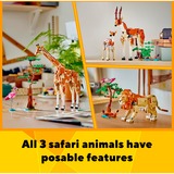 LEGO Creator 3-en-1 - Les animaux sauvages du safari, Jouets de construction 31150