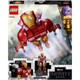 LEGO Marvel - L’armure articulée d’Iron Man, Jouets de construction 76206