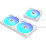 Lian Li UNI FAN AL120 V2 Triple Pack, Ventilateur de boîtier Blanc, Connecteur de ventilateur PWM à 4 broches, LED RGB