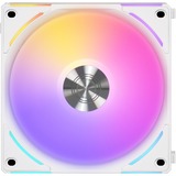 Lian Li UNI FAN AL120 V2 Triple Pack, Ventilateur de boîtier Blanc, Connecteur de ventilateur PWM à 4 broches, LED RGB