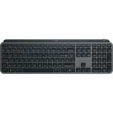 Logitech MX Keys S Wireless, clavier Gris foncé, Layout BE, Membrane, LED blanches