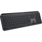 Logitech MX Keys S, clavier Gris foncé, Layout BE, Membrane, LED blanches