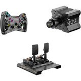 MOZA R9 V3 + KS + CRP2 bundle, Volant Noir, Base, volant et pédales