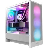 NZXT H5 Flow RGB v2 boîtier midi tower Blanc | 1x USB-A | 1x USB-C | RGB | Window