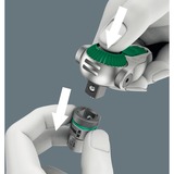 Wera 8100 SC 4 Jeu de cliquets Zyklop Speed, Set d'outils Noir/Vert, Clé à cliquet de 38 pièces avec tête pivotante