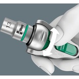 Wera 8100 SC 4 Jeu de cliquets Zyklop Speed, Set d'outils Noir/Vert, Clé à cliquet de 38 pièces avec tête pivotante