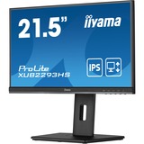 iiyama ProLite XUB2293HS-B5 21" Moniteur  Noir, 75 Hz, HDMI, DisplayPort, Audio, AMD Free-Sync